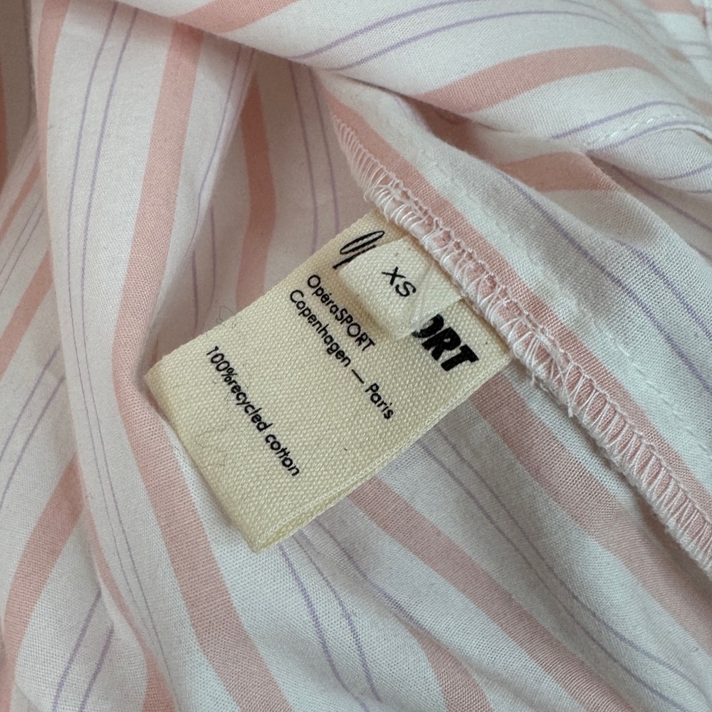 OperaSPORT Striped Tara Shirt in Coral/Lilac - Picture 8 of 8